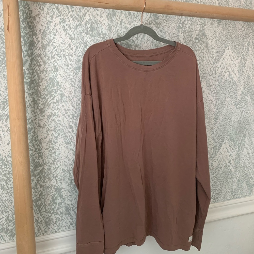 Vuori Brown Long Sleeve Shirt